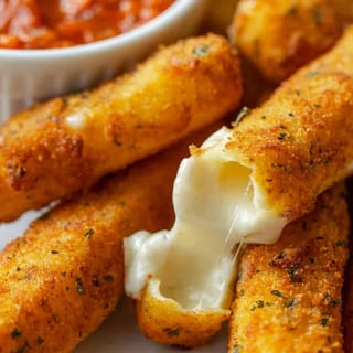 Homemade Mozzarella Sticks