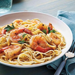 Pasta With Shrimp Scampi